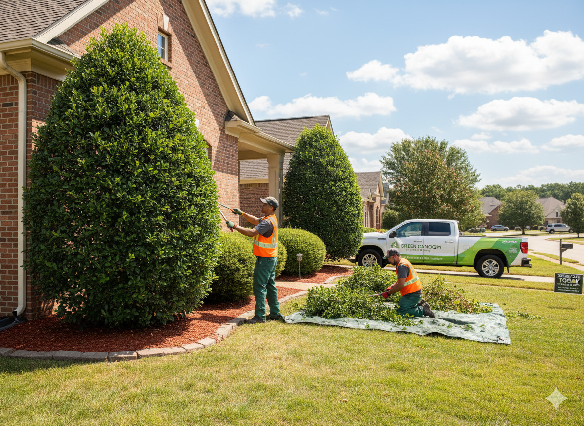 Expert shrub trimming and shaping
